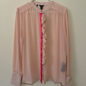 Buffalo David Bitton Blouse with Ruffle